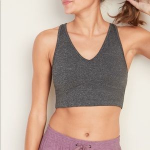 Old Navy SoftBrushed LongLine Racerback Sports Bra
